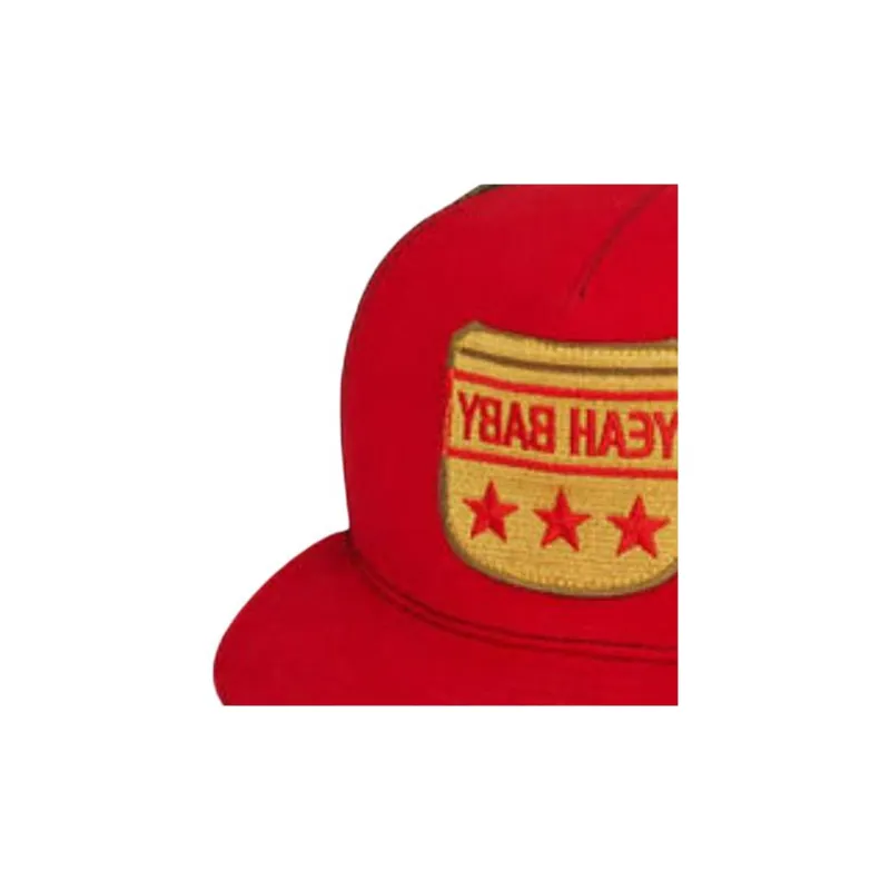 SAINT LAURENT Cotton Baseball Caps Men's Red-1