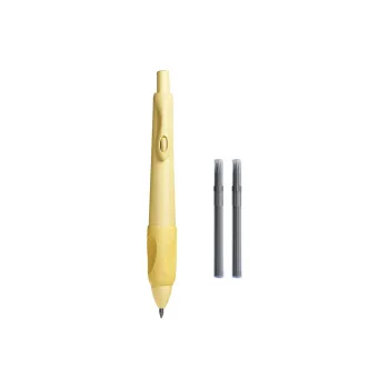MINGZHUO Push Button Refillable Pencil With Writing Correction And Ergonomic Grip, No Need For Sharpening Pencils