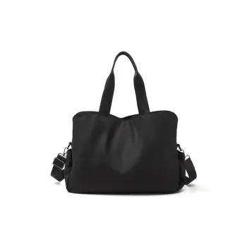 Old Man's Head Fabric One Shoulder Crossbody Bag, Travel Bag Women's Black