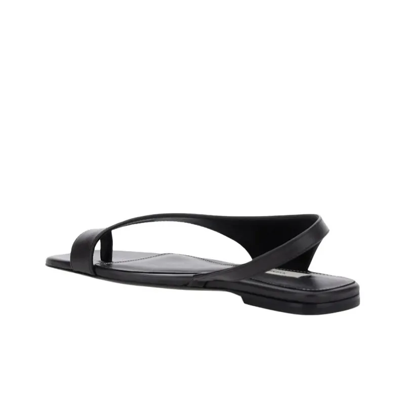 TOTEME One Strap Sandals Women's Black-3