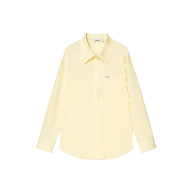 COVERINS Shirts Women's Light Yellow-0