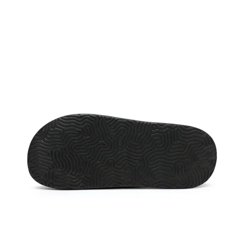 PEAK Tai Ji1.0 Slip Resistant Abrasion Resistant Cushioning Slide Slippers Unisex All Black-5
