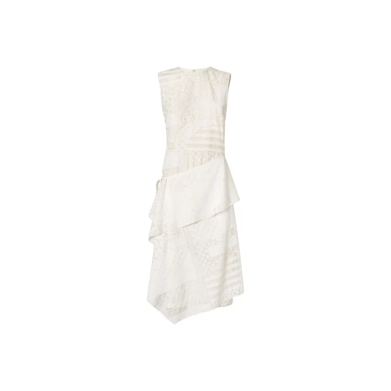 FENDI Sleeveless Dress Women's White-0