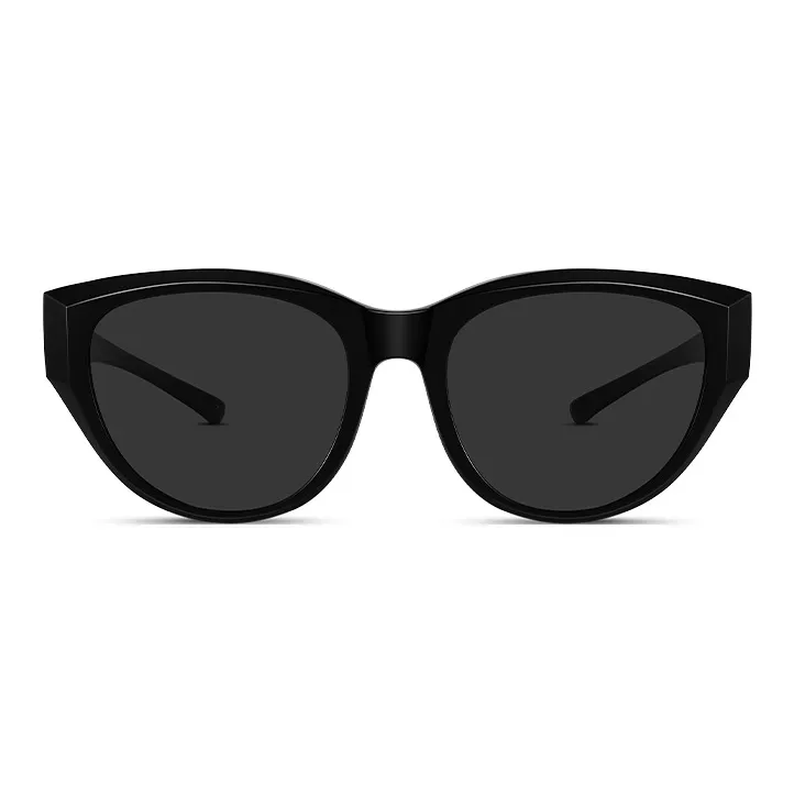 LOHO TR90 Cat Eye Sunglasses Women's Black-7