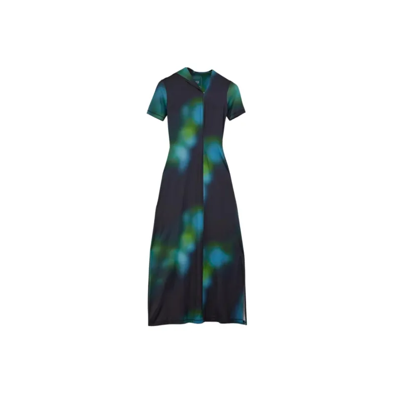 Y 3 Short Sleeved Dresses Women's Multicolor-0