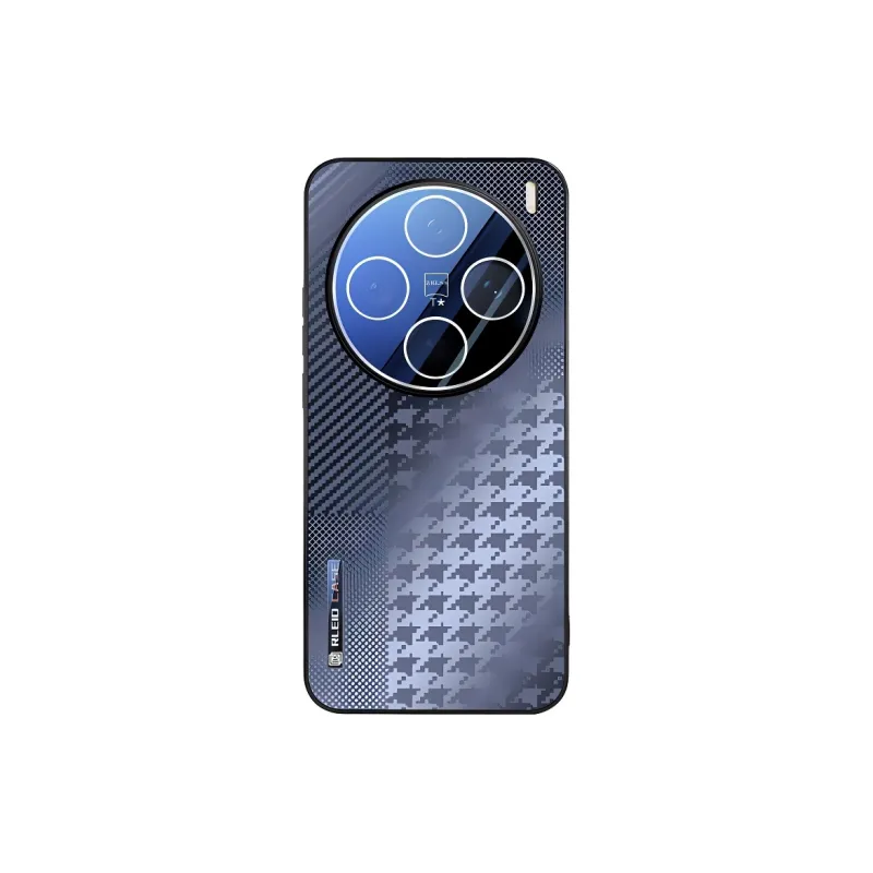 YUBEN PC Material Matte Plaid Phone Cases Compatibility With VIVO S30/S20/Y300/Y300i/X200/X200S/Pro/Ultra-0