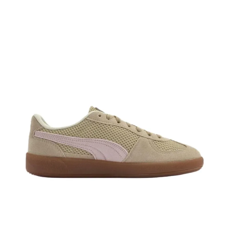 PUMA Palermo Anti Slip Wear Resistant Low Top Skateboard Shoes Women's Light Brown-1