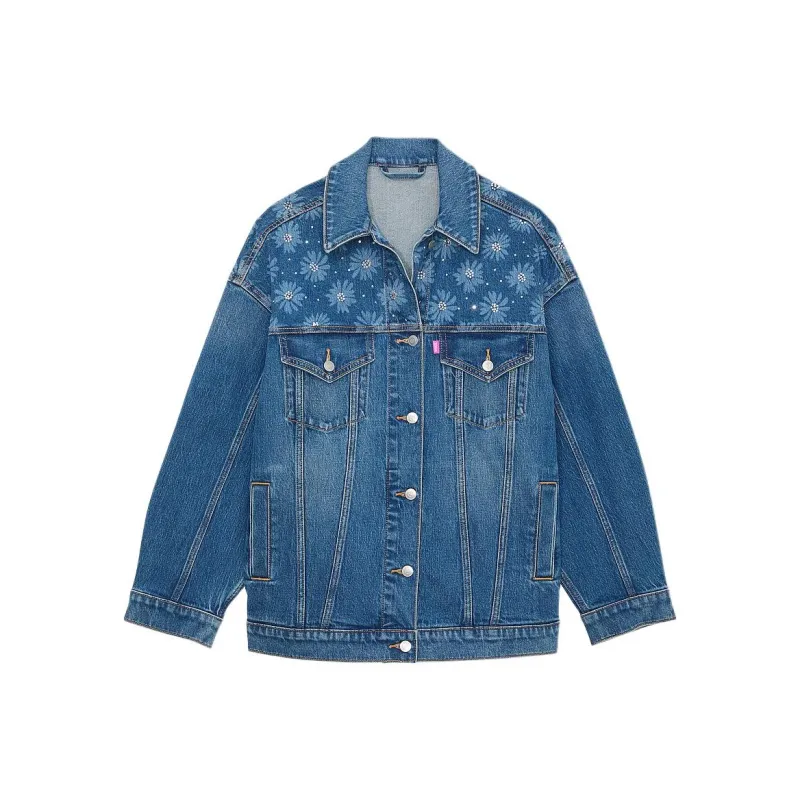 Victoria's Secret PINK Denim Jacket Women's-0