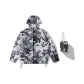 Snow Mountains Mist Black