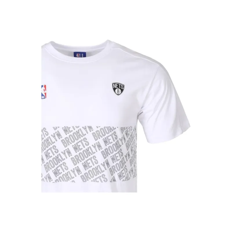 NBA Brooklyn Nets T Shirt Unisex White-4
