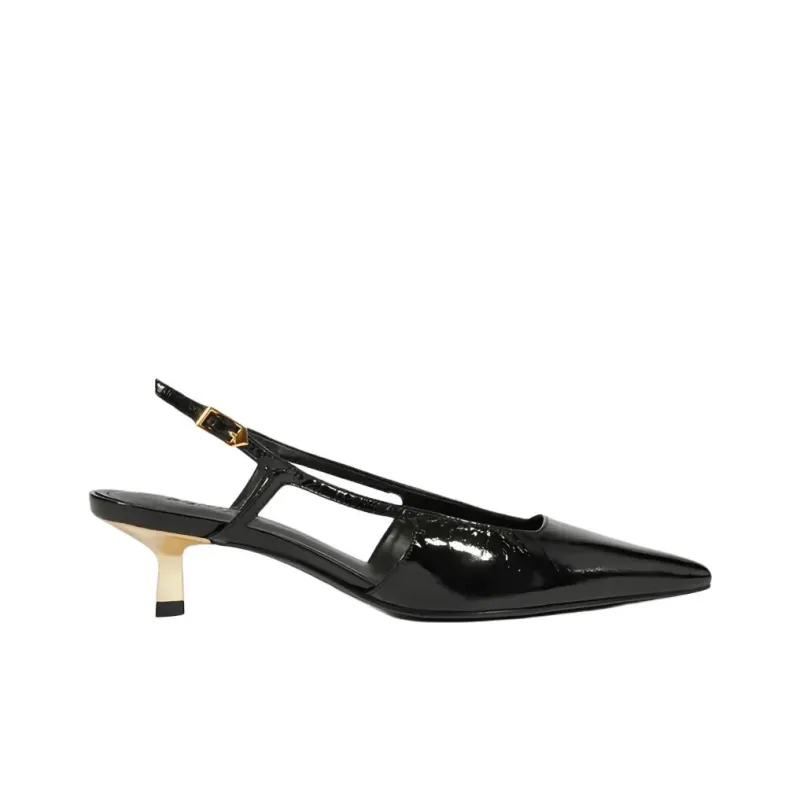 Schutz Slim Heel High Heels 4cm Women's Black-1