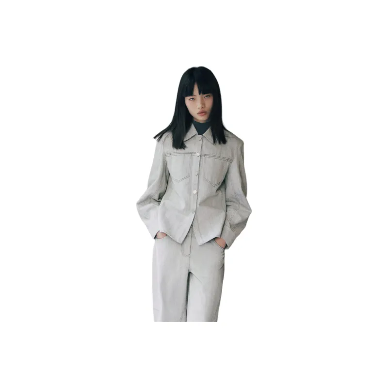 COVERINS Business Suits Women's Light Gray-0