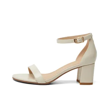PT'SON One Strap Sandals Women's Cream White