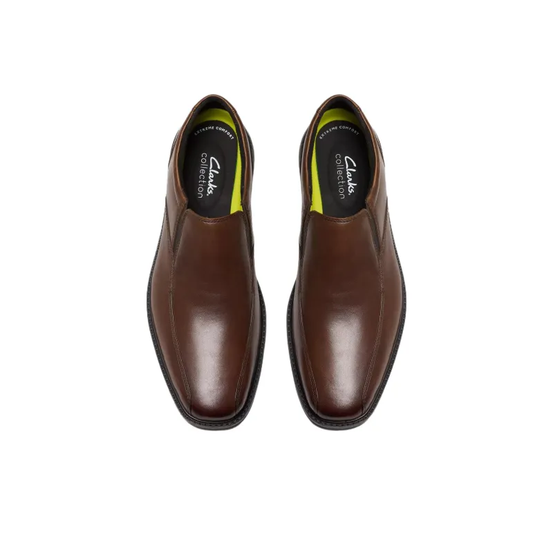 Clarks Bolton Free II Loafers Men's Brown-3