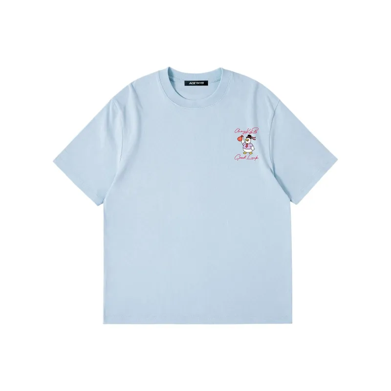 YK&YB T Shirts Unisex Sky Blue-0