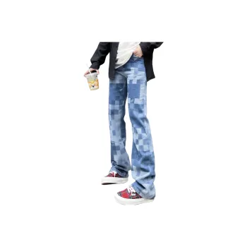 NEAR HERE Jeans Unisex Blue