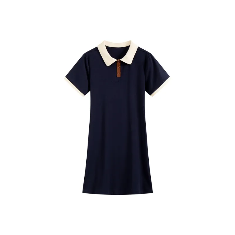HANDAIWEI Short Sleeved Dress Women's-4