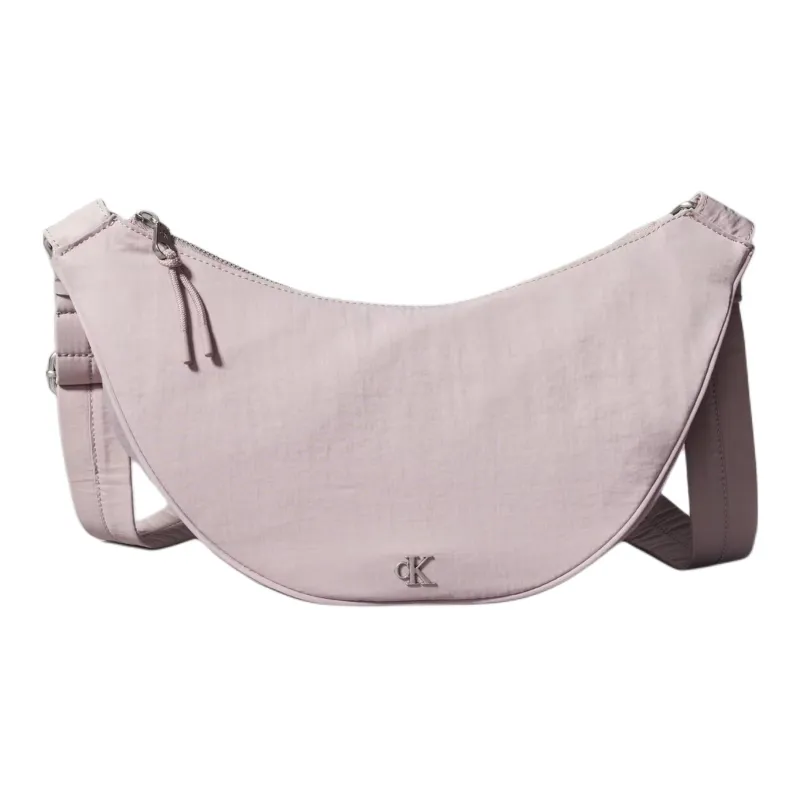 CALVIN KLEIN Nylon Hobo Bag Shoulder Bag Women's Light Pink-0