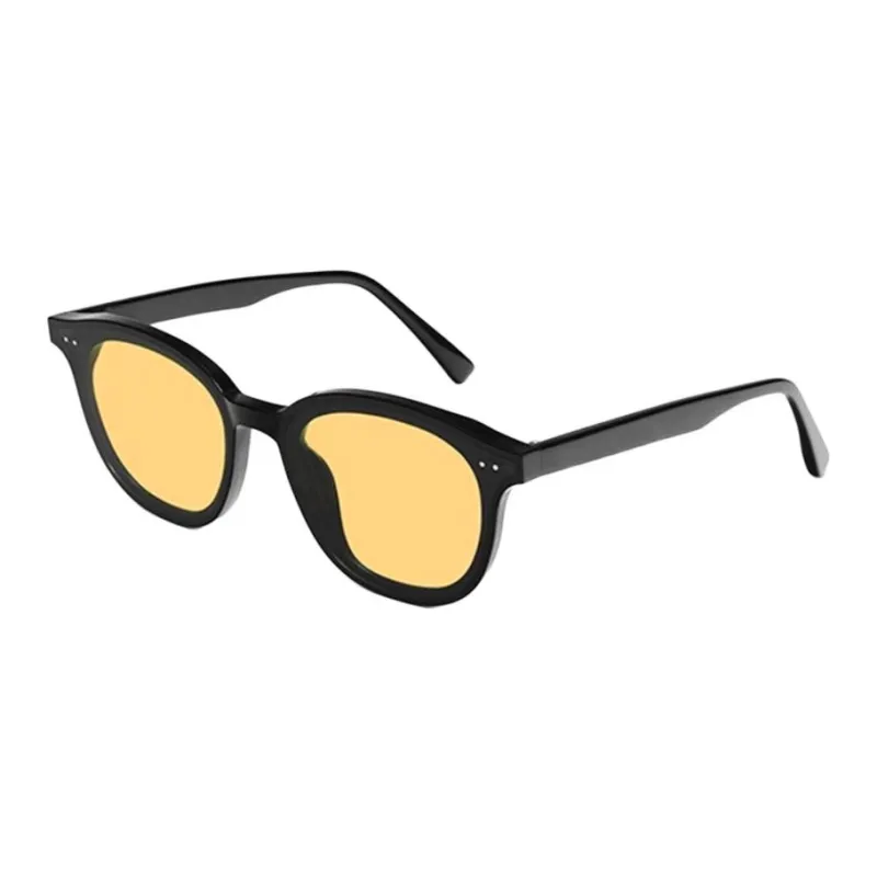 CAPONI TR90 Square Sunglasses Unisex Black-0