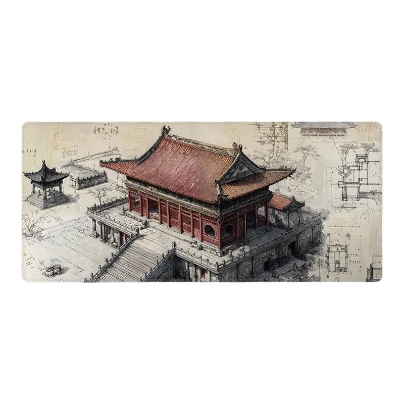 DANYIN Extra Large Premium Chinese Style Keyboard Pad For Men's Computer Desktop, Esports Gaming Mouse Pad Mouse Pads-14