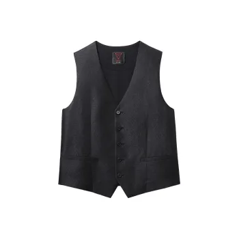 GOLDLION Vests Men Black 99