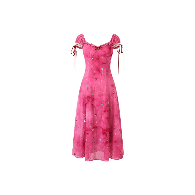 AURORA MUSE Short Sleeved Dress Women's-0