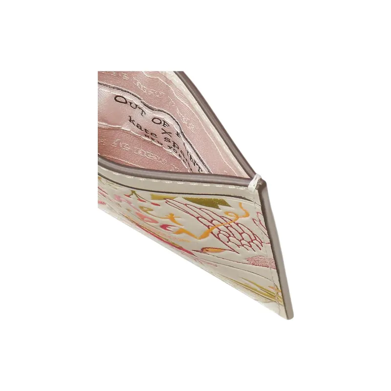 Kate Spade Storyteller Cow Leather Card Holder Women's White-4