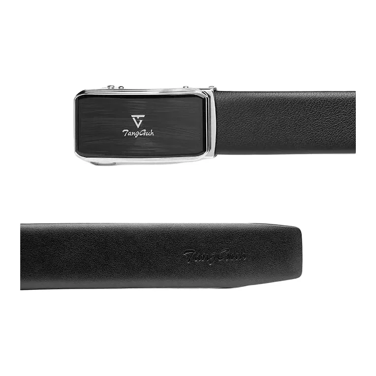 TangGuh Top Grain Cow Leather Belts Men's 3.5cm-2