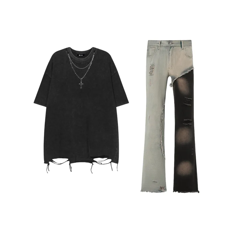 NEAR HERE Casual Sportswear Unisex-5