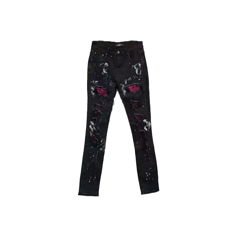 PAINT STAIN Jeans Unisex-6