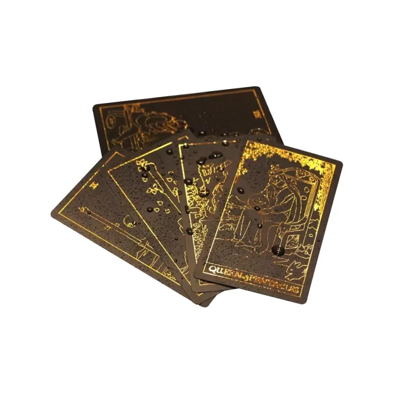 JINBANG Wite Tarot Collection, Gold Foil PVC Waterproof, Tarot Board Games-13
