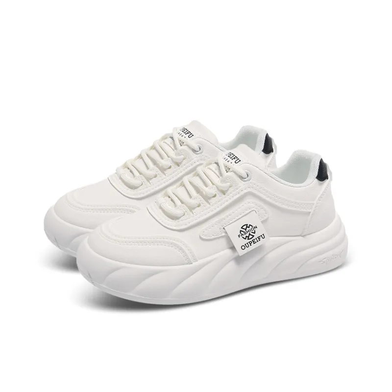 Gai Renpu Slip Resistant, Abrasion Resistant, Breathable Low Top Skateboard Shoes Women's Black-3