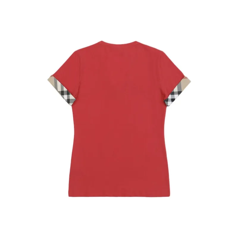 Burberry T Shirts Women's Red-7