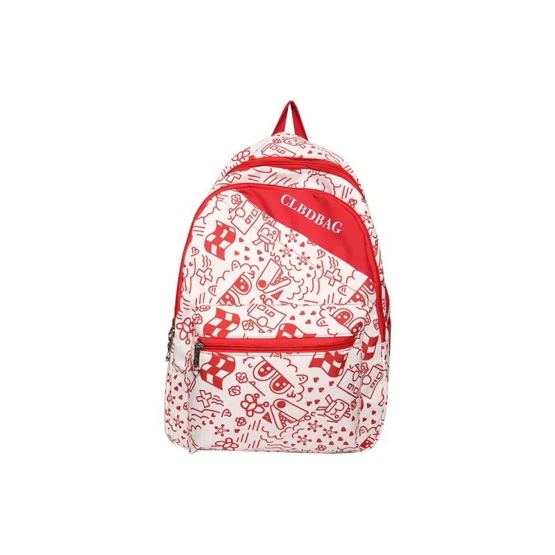 Wolfhorse Nylon Backpack Regular Unisex Blue/Red/Black/Purple/Green-7