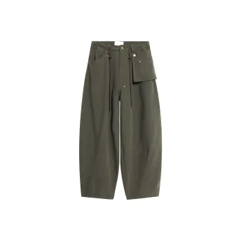 VINMUK Cargo Pants Unisex Army Green