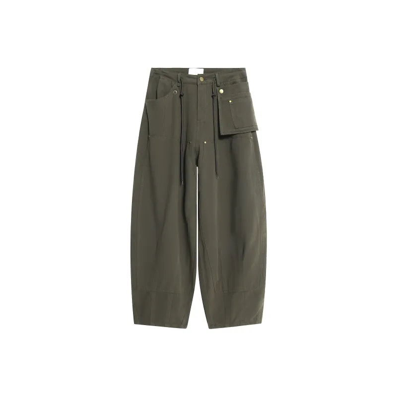 VINMUK Cargo Pants Unisex Army Green-0