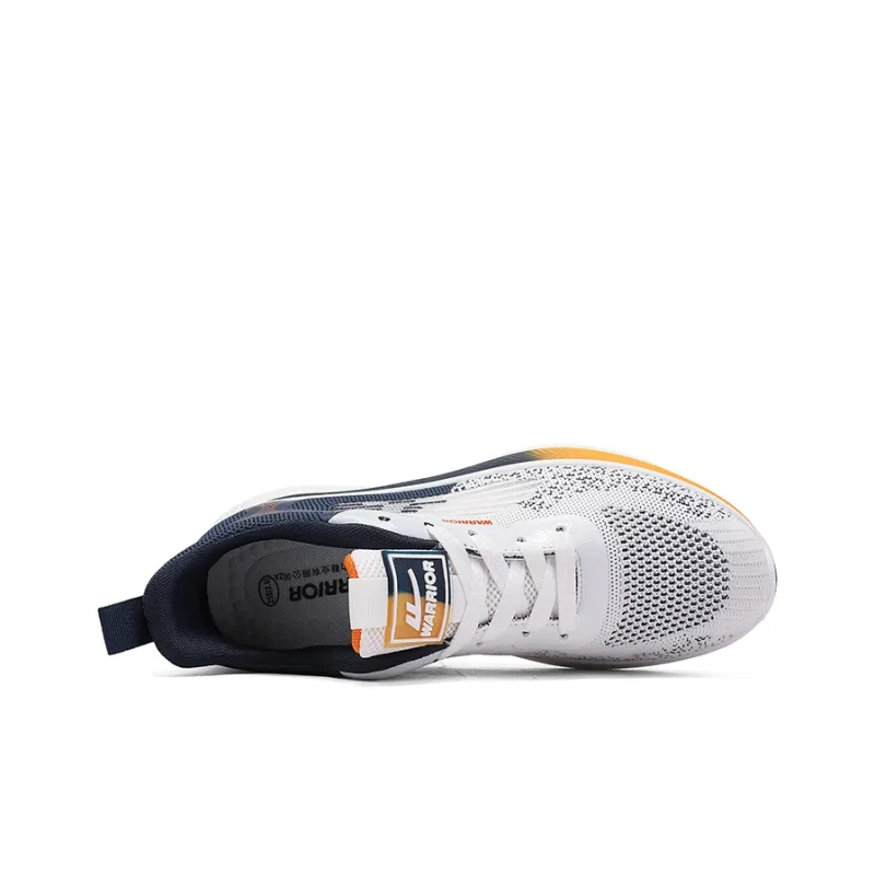 Warrior Sports Casual Shoes Men's White/Dark Blue/Orange-3