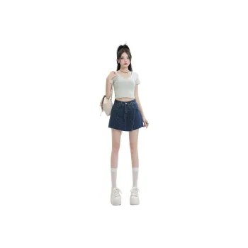 YINLEI Denim Short Skirts Women's
