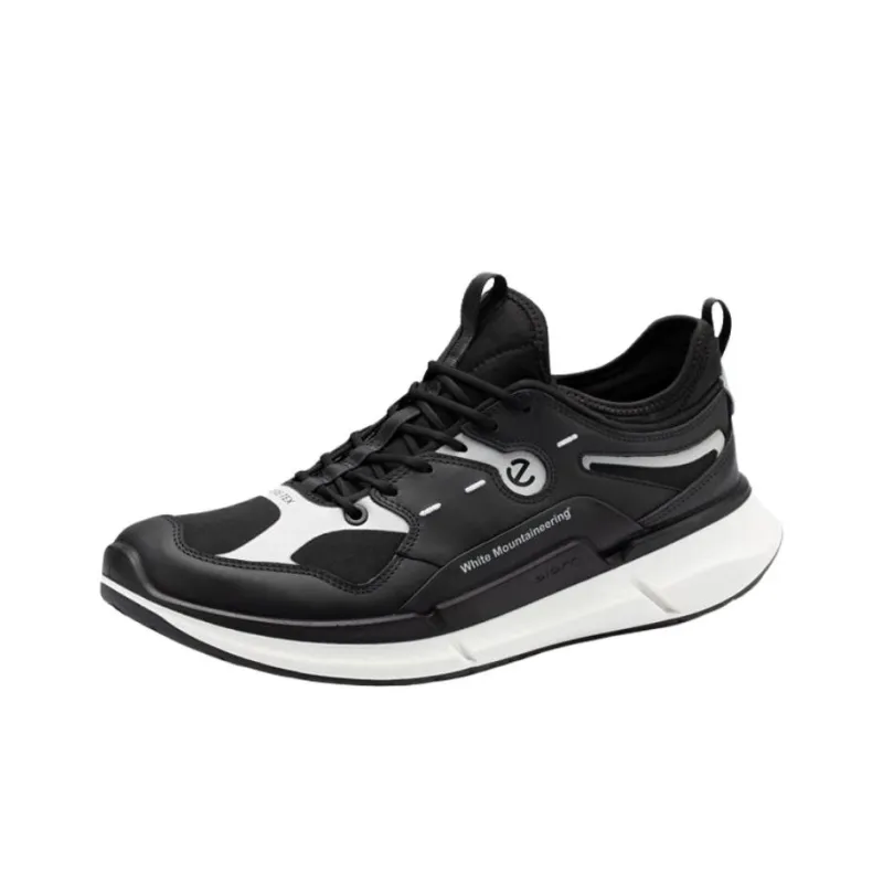 White Mountaineering x Ecco Biom 2.2 Abrasion Resistant Low Top Running Shoes Men's Black-0