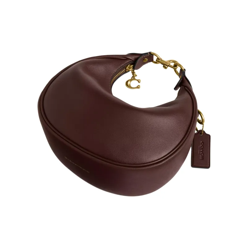 COACH JONIE Leather Shoulder Bag, Crossbody Bag, Handbag Trumpets Women's Brown-3