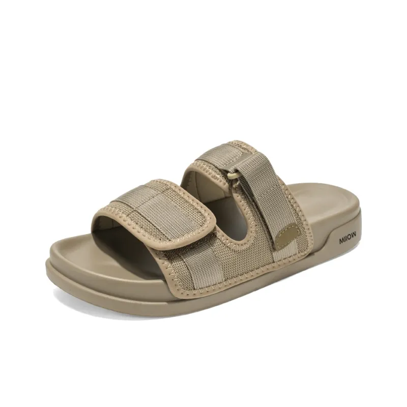 MIIOW Slide Slippers Men Black/Sand-3
