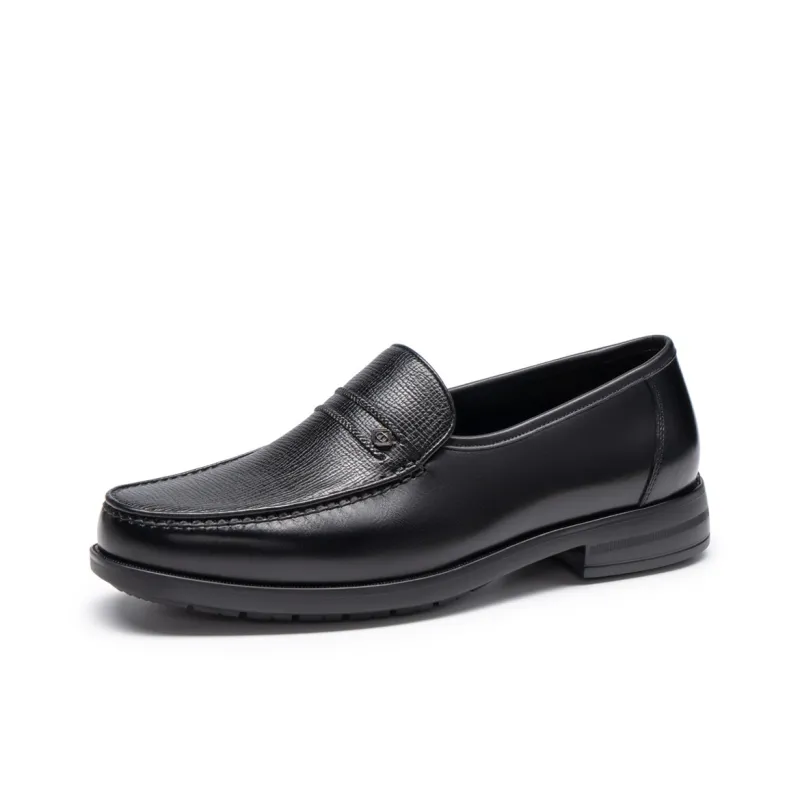 Chrisdien Deny Loafers 3CM Men's Black-1