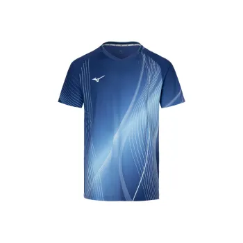 Mizuno T Shirt Unisex Starry Blue