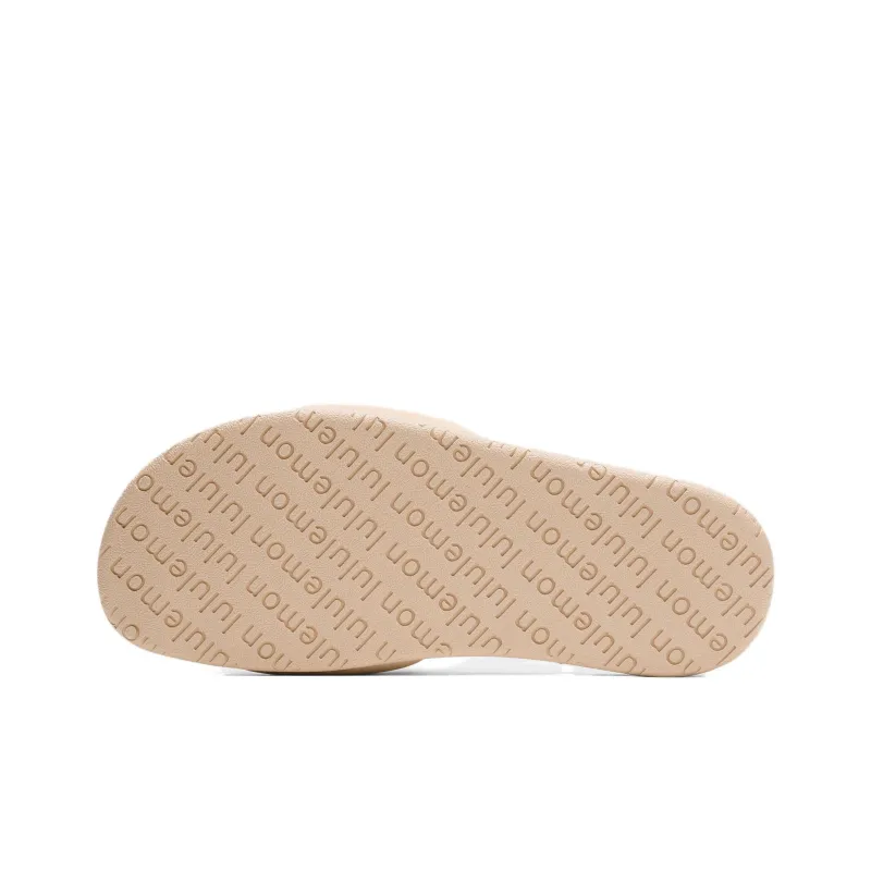 Lululemon Restfeel Slide Slip Resistant Abrasion Resistant Slide Slippers Women's Beige-4