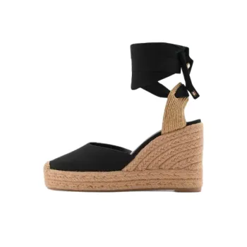 MANGO Wedge Heel High Heels 10cm Women's