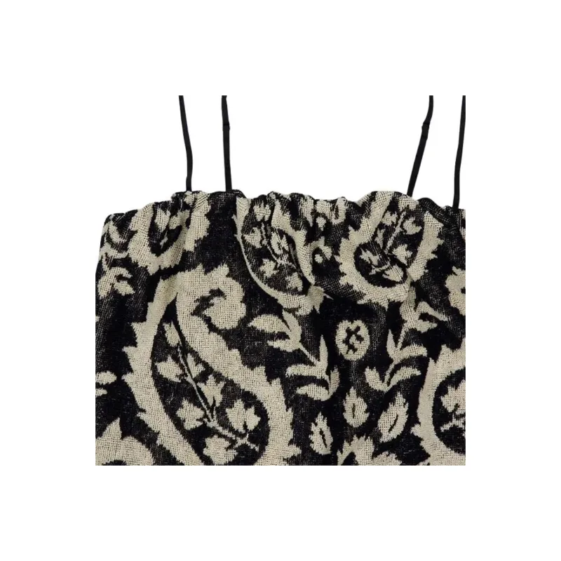 Zimmermann SS25 Slip Dress Women's Black White-2
