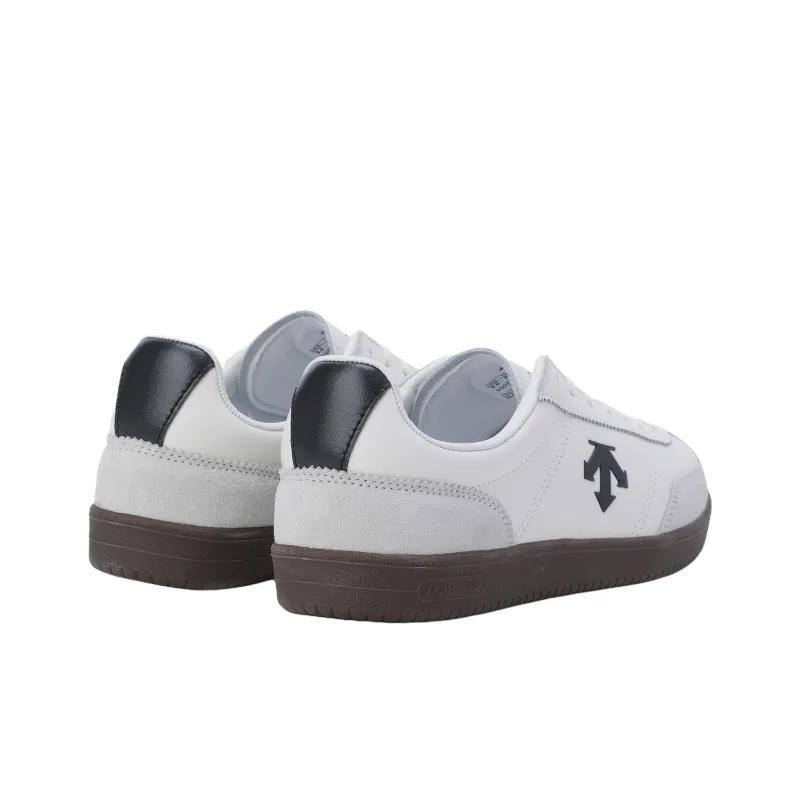 DESCENTE Edge Coat Anti Slip Wear Resistant Low Top Skateboard Shoes Unisex White-3
