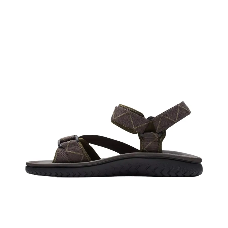 Clarks Wesley Trail Beach Sandals Men's Brown-1
