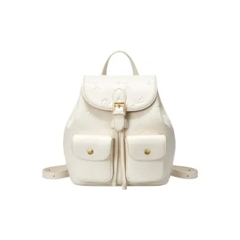 NUCELLE Artificial Leather Pegasus Collection Embossed Travel Bag Backpack Trumpets Women's Multicolor