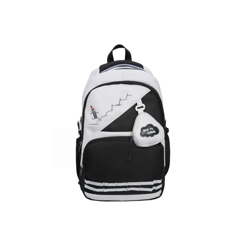 Vack Nylon Backpack Unisex Multicolor-0